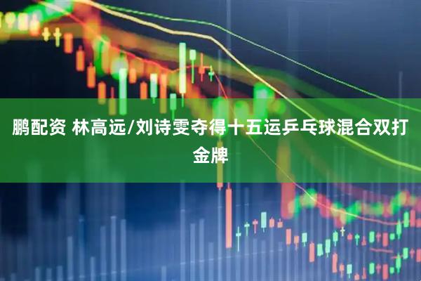 鹏配资 林高远/刘诗雯夺得十五运乒乓球混合双打金牌